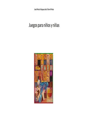 cover image of Juegos para niños y niñas